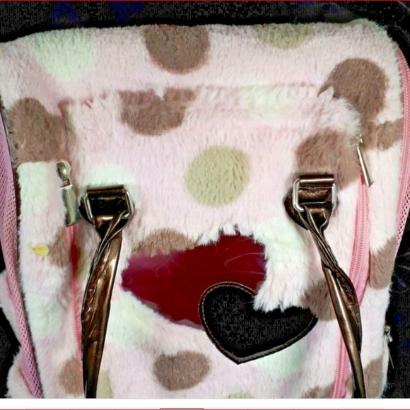 Pucci Pups Carrying Case Spotted w Window for Stuffy Toys or Plush Puppies/Cat - Picture 4 of 4